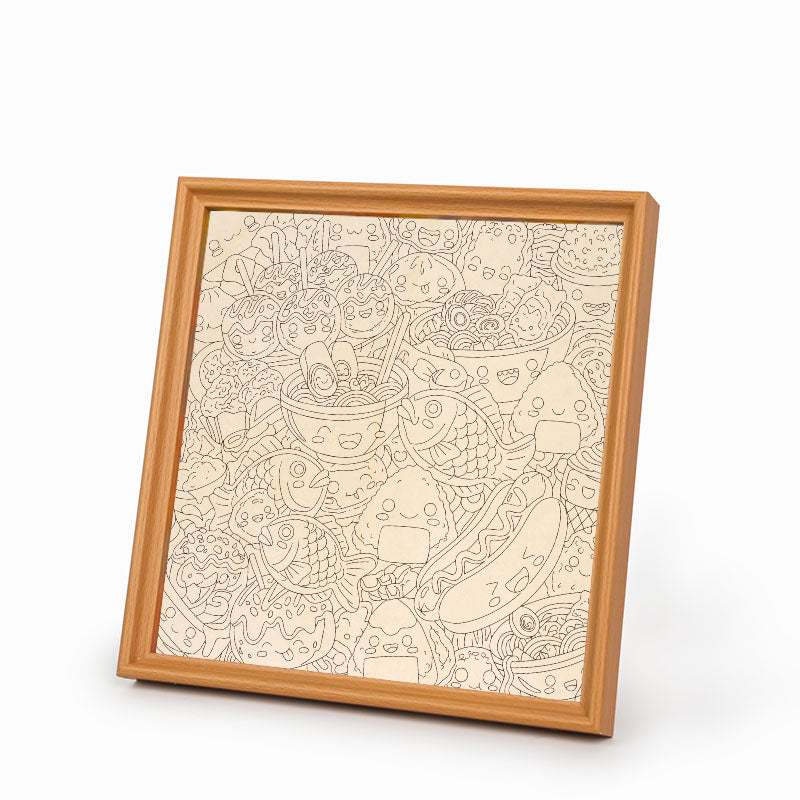 Happy Bites – Holz-Malpuzzle