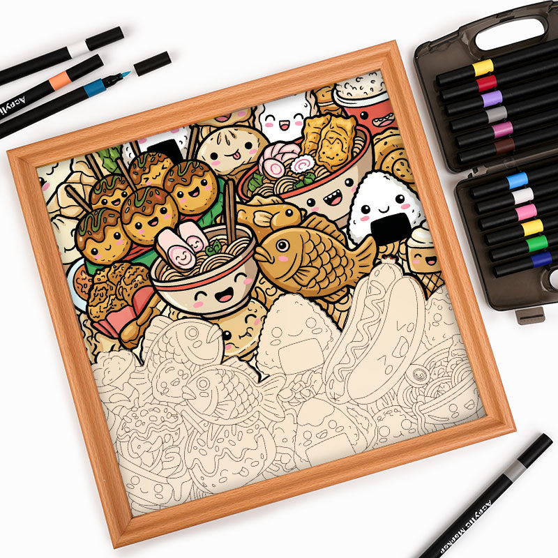 Happy Bites – Holz-Malpuzzle