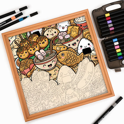 Happy Bites – Holz-Malpuzzle