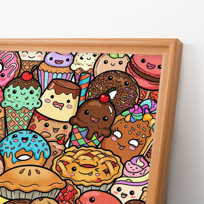 Snack Squad – Holz-Malpuzzle