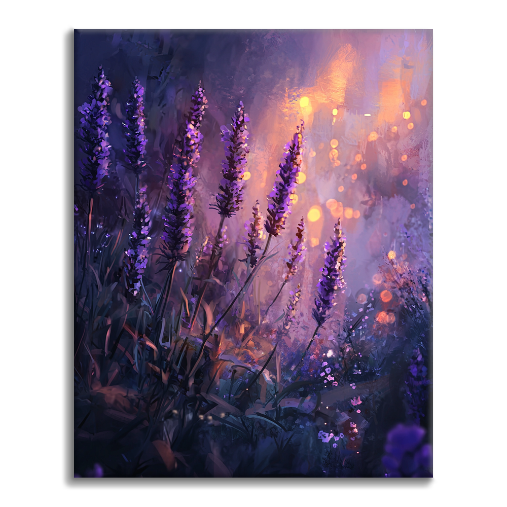 Bezaubernder Lavendel - Malen nach Zahlen