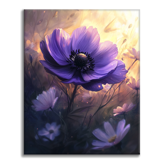 Königliche Blüte - Malen nach Zahlen