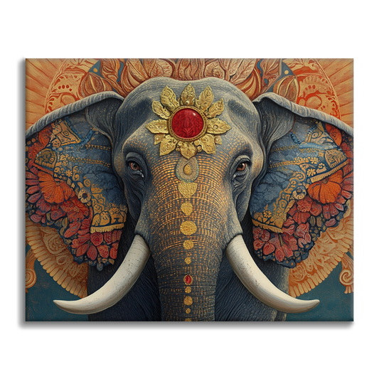 Heiliger Elefant - Malen nach Zahlen