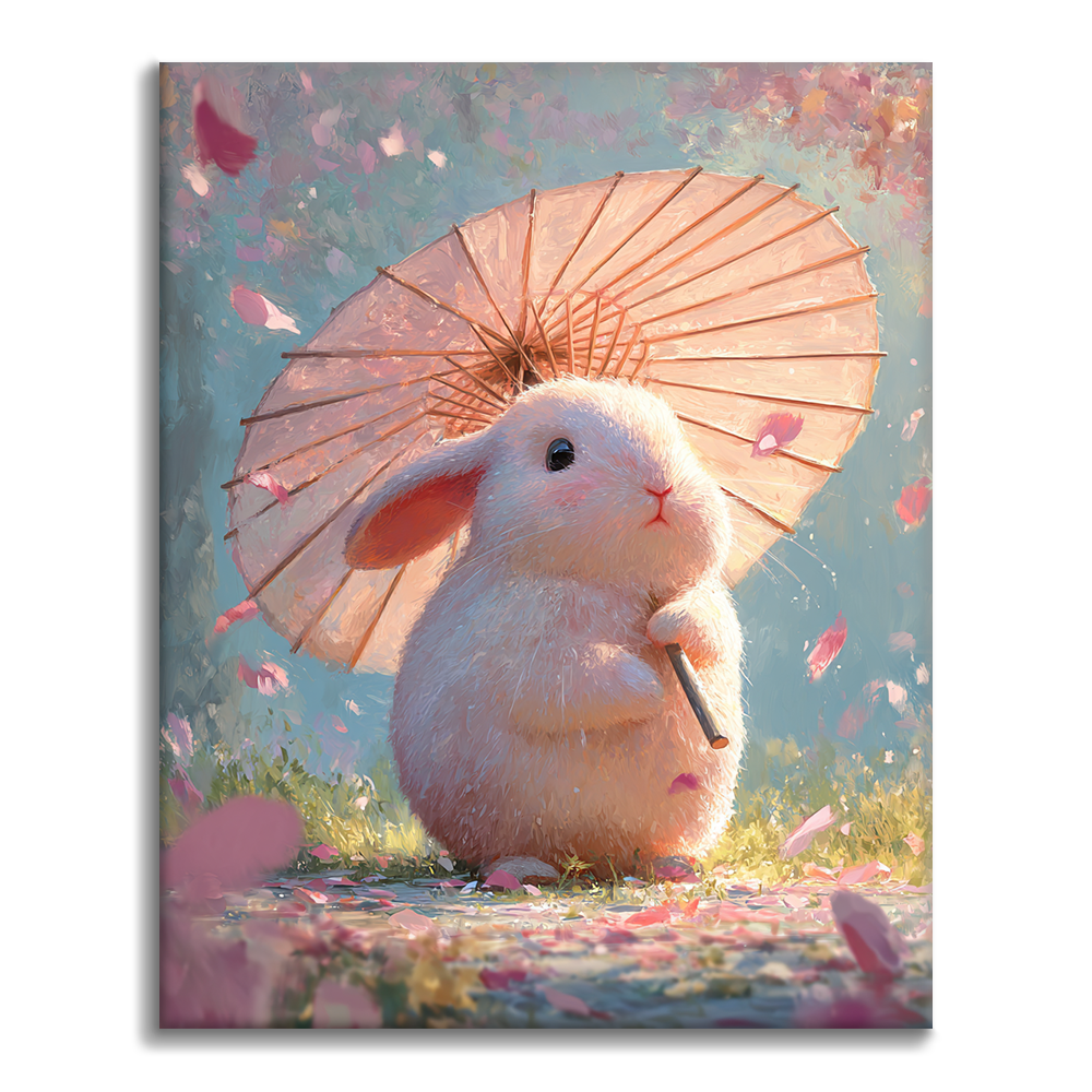 Bunny Blossom - Malen nach Zahlen
