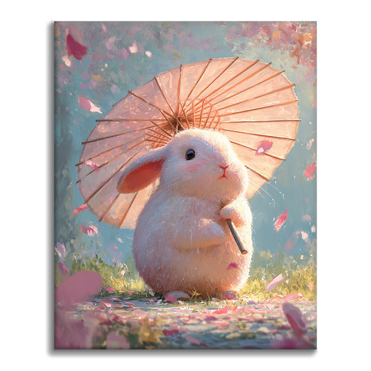 Bunny Blossom - Malen nach Zahlen