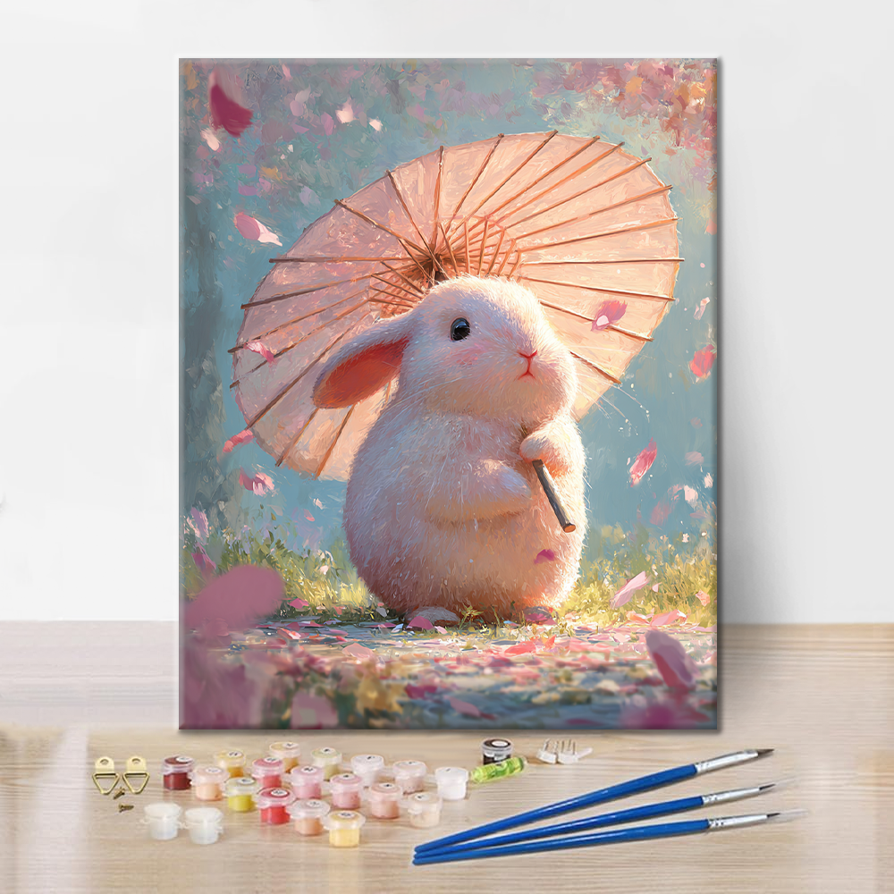 Bunny Blossom - Malen nach Zahlen