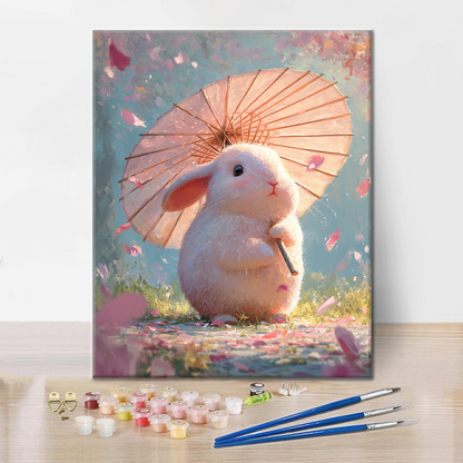 Bunny Blossom - Malen nach Zahlen