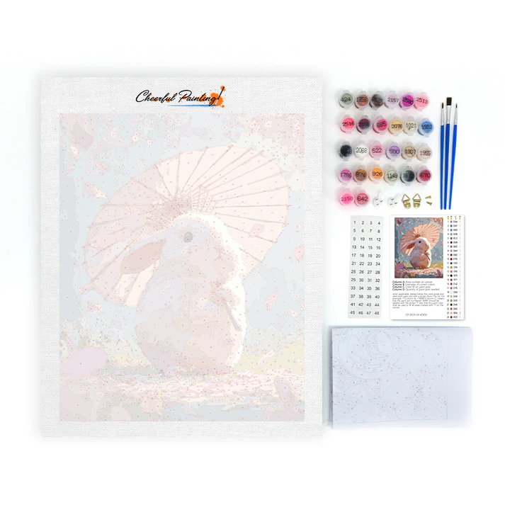 Bunny Blossom - Malen nach Zahlen