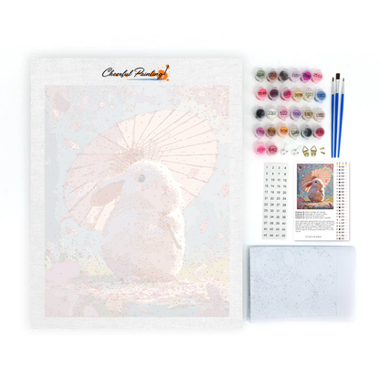Bunny Blossom - Malen nach Zahlen