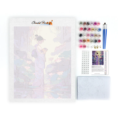 Lavendelbrise - Malen nach Zahlen