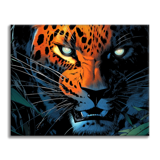 Leopard - Malen nach Zahlen