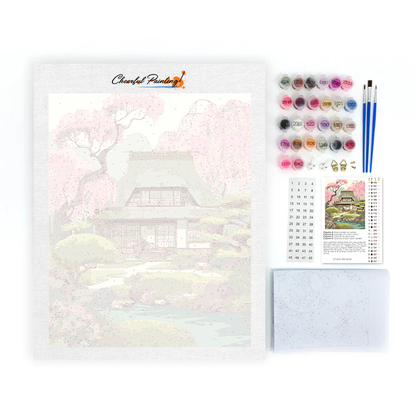 Frühling Kasuga Sakura - Malen nach Zahlen