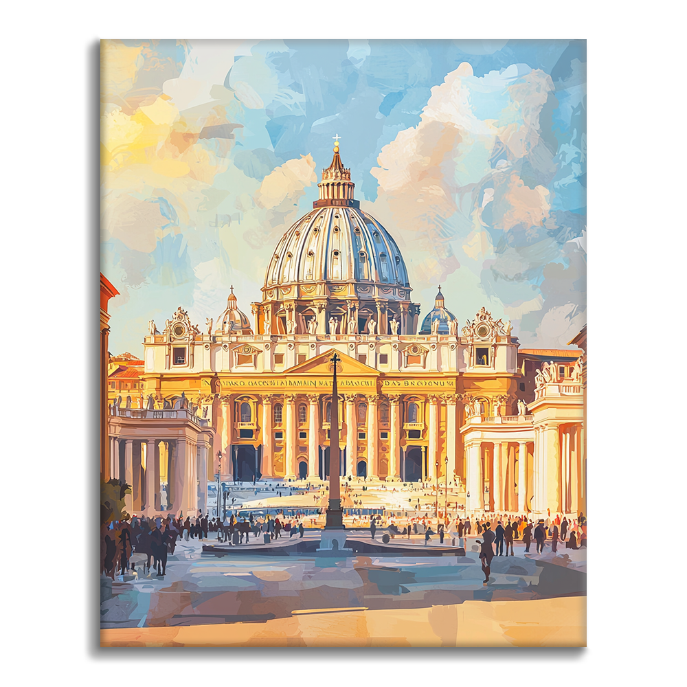 Petersdom - Malen nach Zahlen