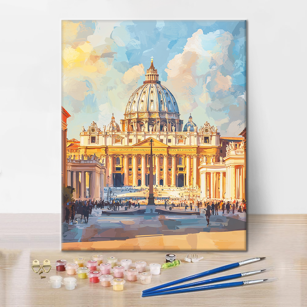 Petersdom - Malen nach Zahlen