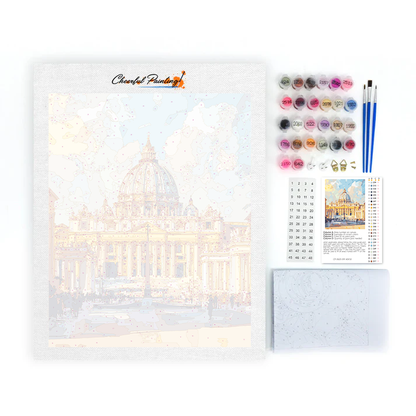 Petersdom - Malen nach Zahlen