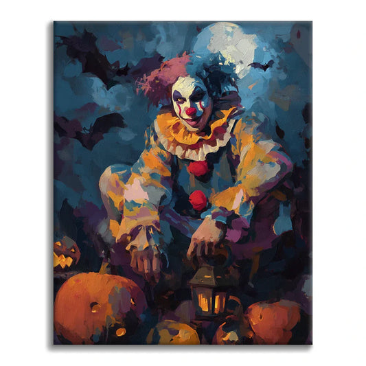 Clown Karnevalsnacht - Malen nach Zahlen