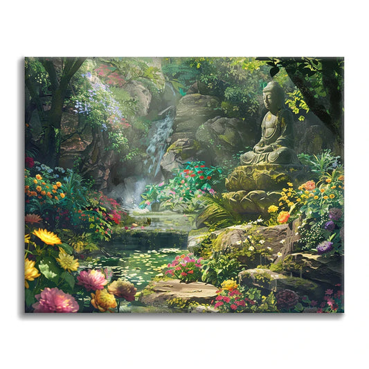 Waldfrühling - Malen nach Zahlen