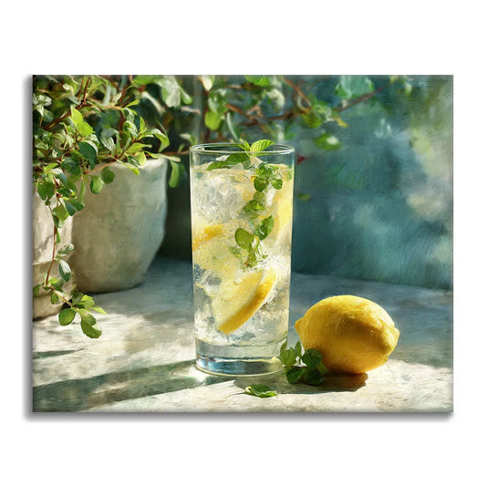 Limonade - Malen nach Zahlen