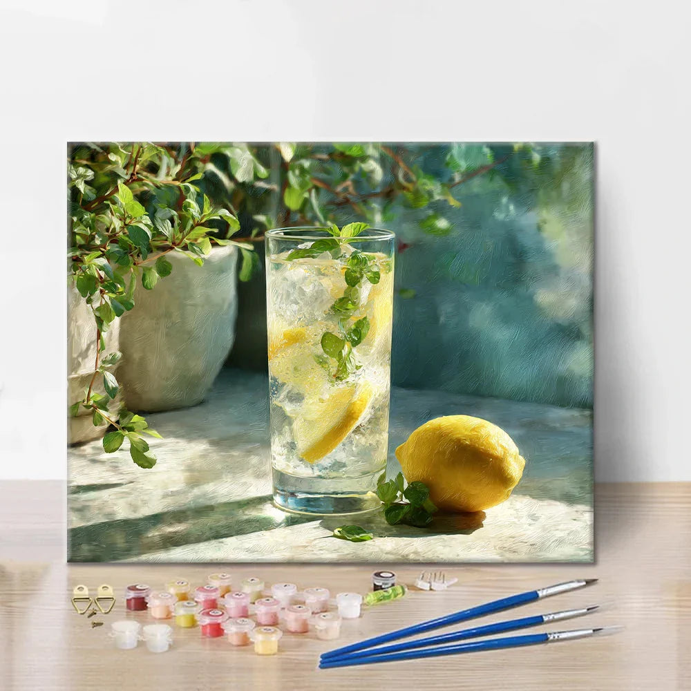 Limonade - Malen nach Zahlen