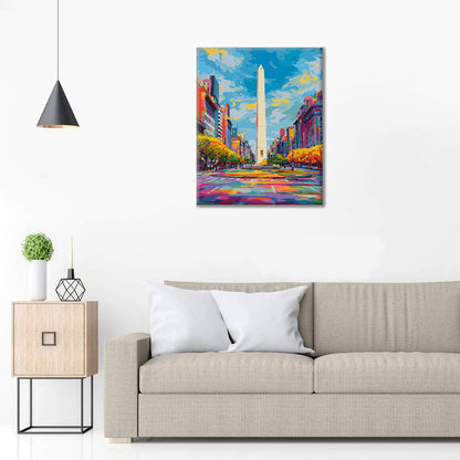 Obelisk von Buenos Aires – Malen nach Zahlen