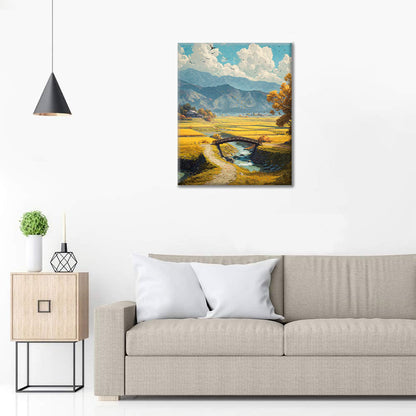 Goldene Ernte - Malen nach Zahlen