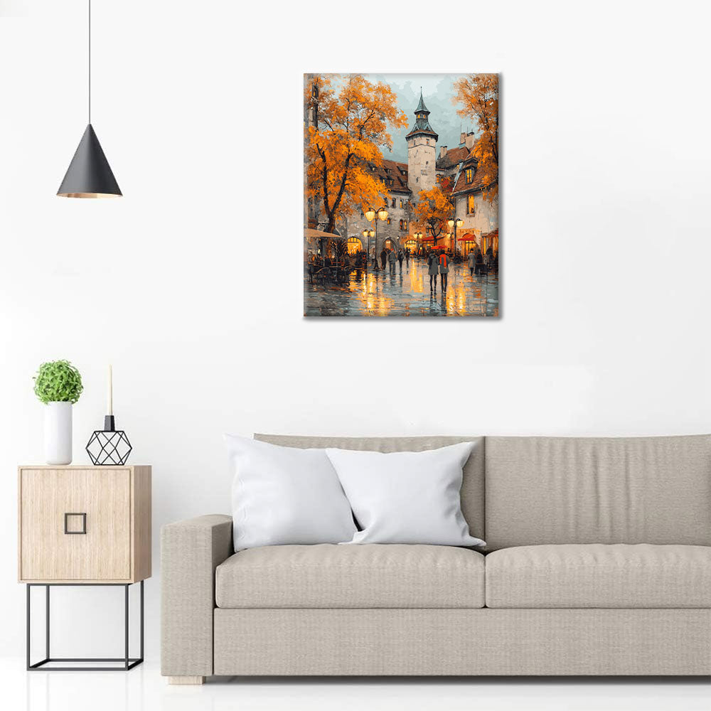 Leafy Square - Malen nach Zahlen