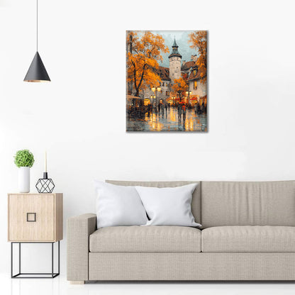 Leafy Square - Malen nach Zahlen