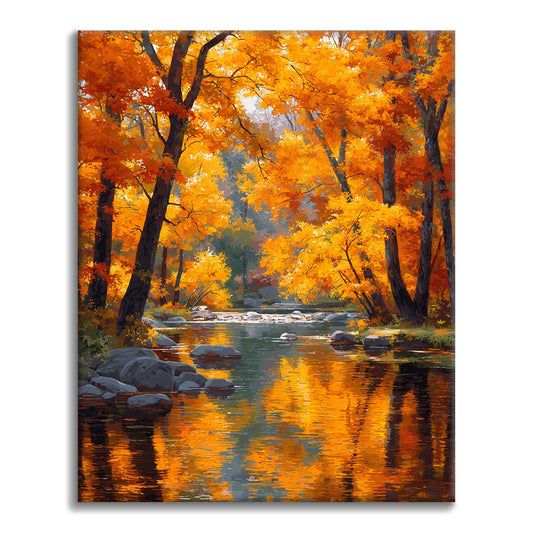 Flüstern des Herbstes - Malen nach Zahlen