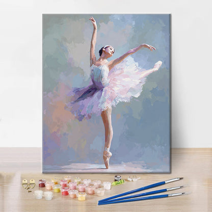 Balletttänzerin – Malen nach Zahlen