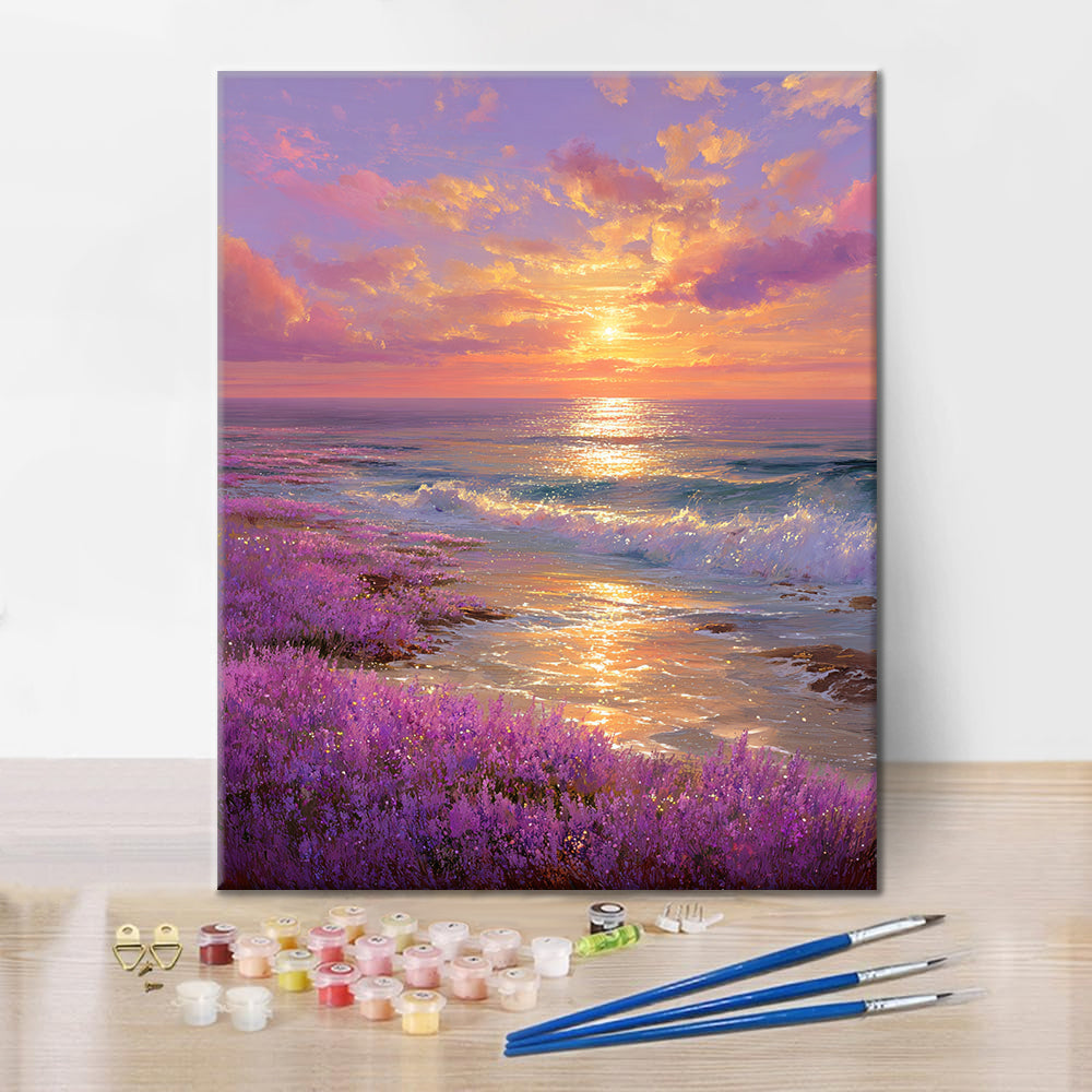 Blooming Horizon – Malen nach Zahlen