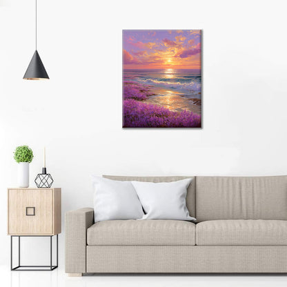 Blooming Horizon – Malen nach Zahlen