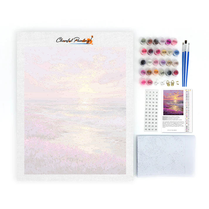 Blooming Horizon – Malen nach Zahlen