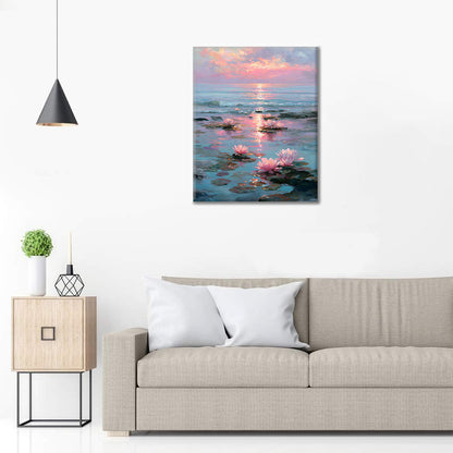 Blush Horizon – Malen nach Zahlen