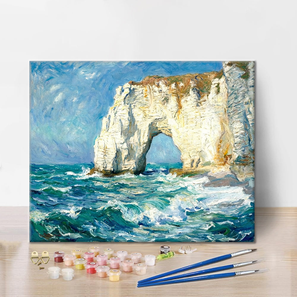 Klippen von Étretat – Malen nach Zahlen