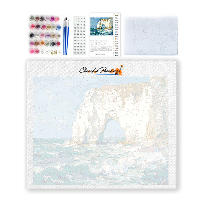 Klippen von Étretat – Malen nach Zahlen