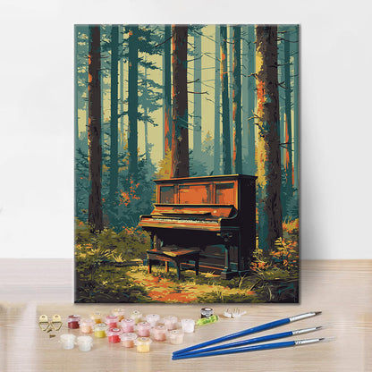 Forest Piano – Malen nach Zahlen