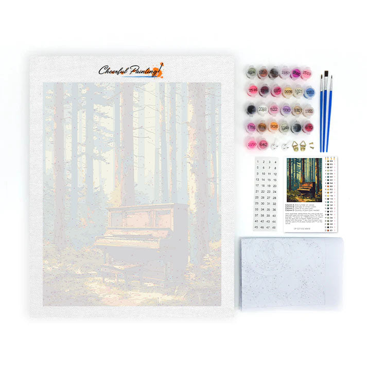 Forest Piano – Malen nach Zahlen