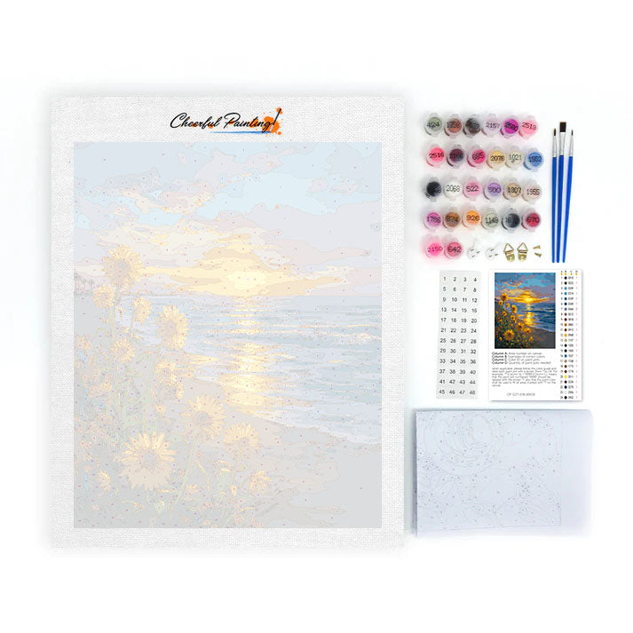 Golden Shore – Malen nach Zahlen