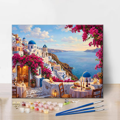 Santorini – Malen nach Zahlen