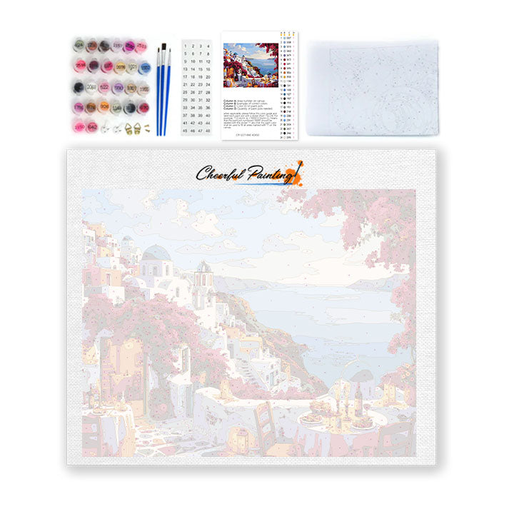 Santorini – Malen nach Zahlen