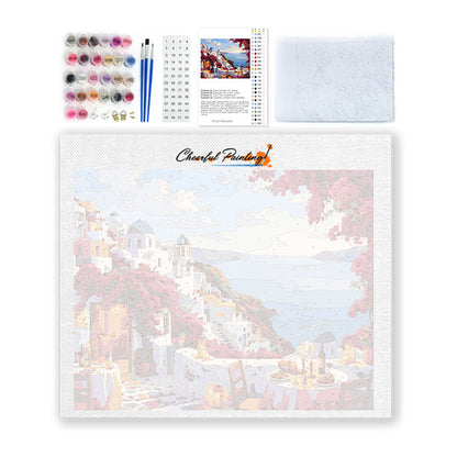 Santorini – Malen nach Zahlen