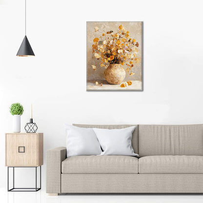 Trockenblumen – Malen nach Zahlen