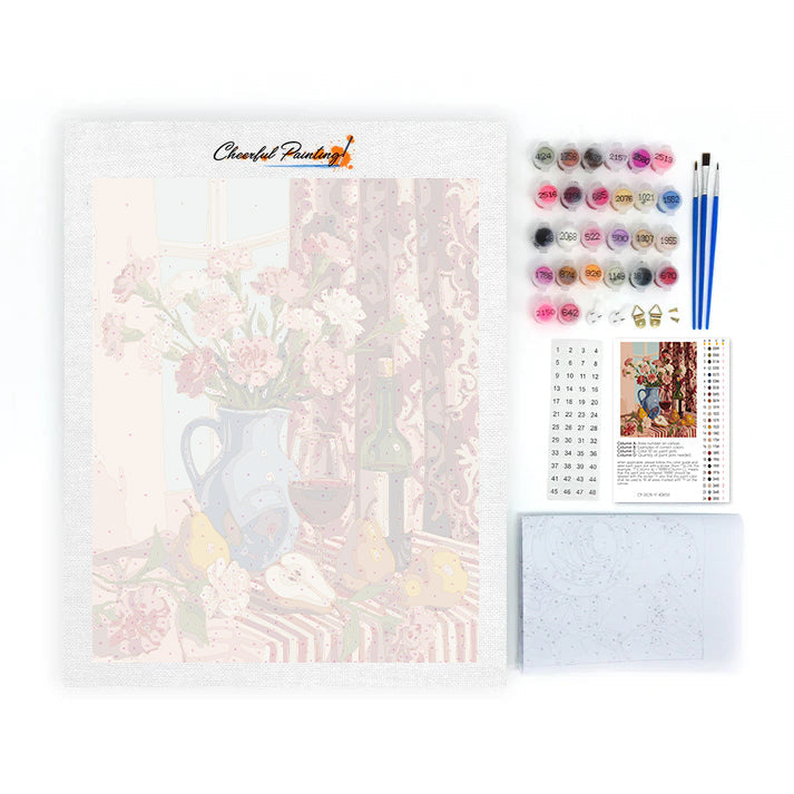 Eleganter Tisch – Malen nach Zahlen