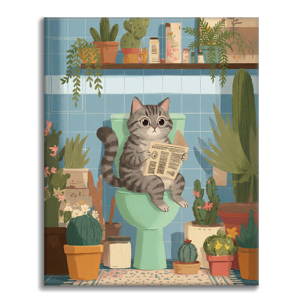 Kitty číta – Malen nach Zahlen