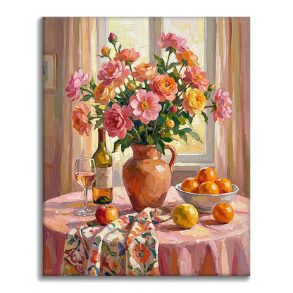 Harmonie auf dem Tisch – Malen nach Zahlen