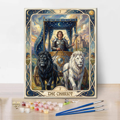 Der Wagen – Malen nach Zahlen