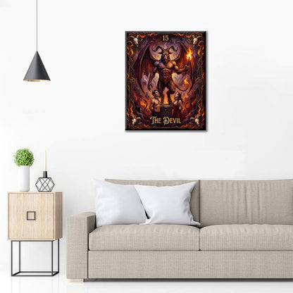 Der Teufel – Malen nach Zahlen