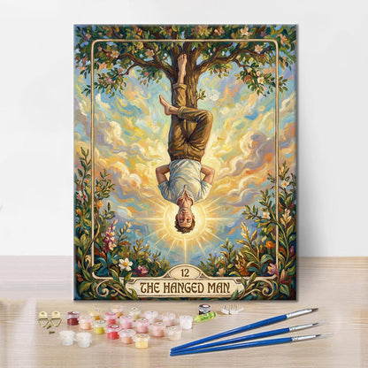 Der Gehängte – Malen nach Zahlen