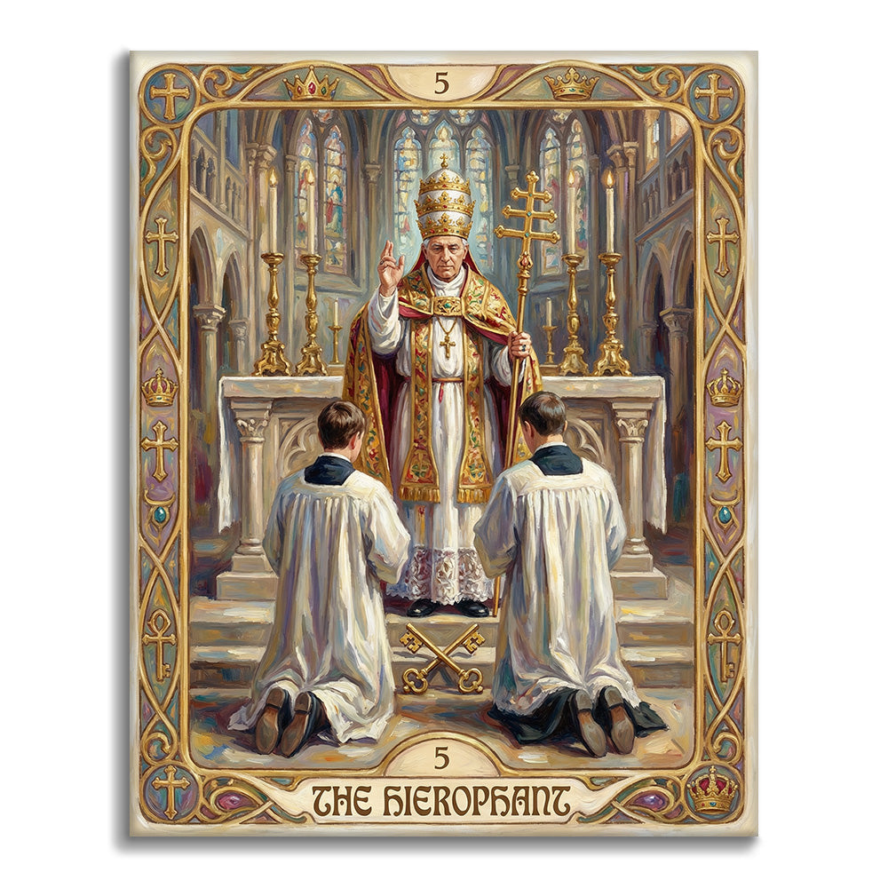 Der Hierophant – Malen nach Zahlen