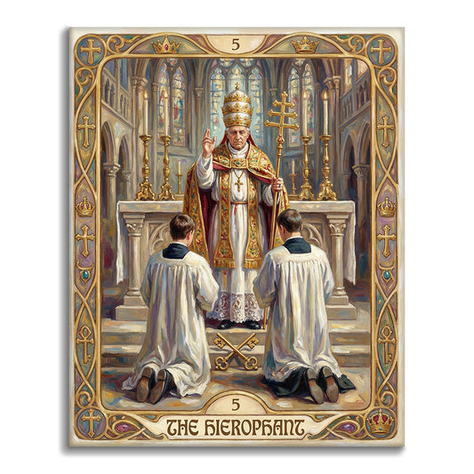 Der Hierophant – Malen nach Zahlen